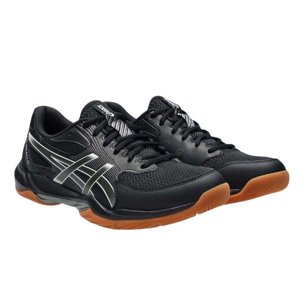 Asics Mens Handball Indoor Court Trainers / Black/Gunsmoke Black
